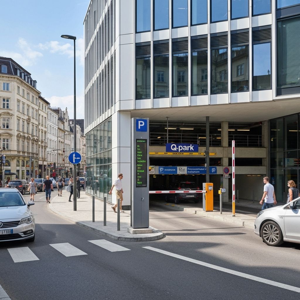 Parking Q-Park - Entree moderne